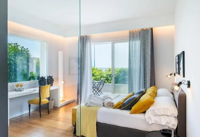 オーシャンビュースタンダードルームバルコニー付き, Unìco Boutique Hotel D Arte