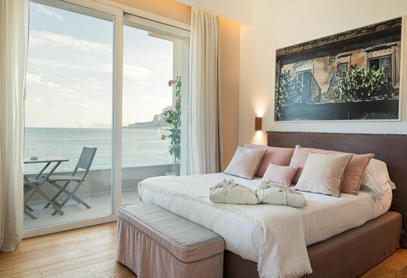 חדר סטנדרט נוף לים עם מרפסת, Unìco Boutique Hotel D Arte