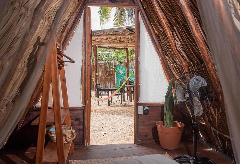 חדר סטנדרט חדר אמבטיה משותף, Mapache Hostel & Camping