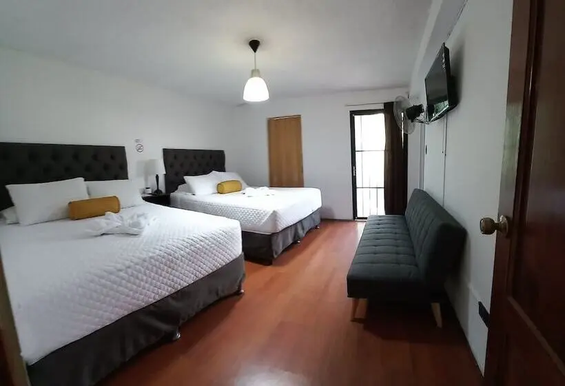 اتاق استاندارد چهار تخته, Global Airport Inn Free Shuttle