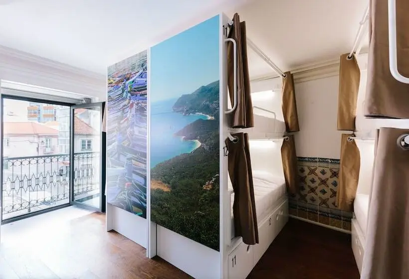 ルームシェアのワンベッド, Lisbon South Hostel