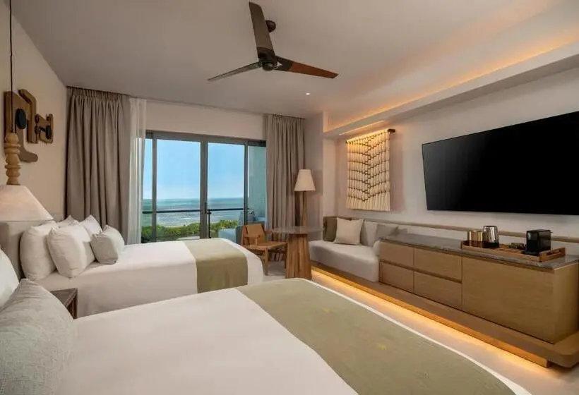 クイーンサイズベッドのスタンダードルーム, Grand Hyatt Cancun Beach Resort