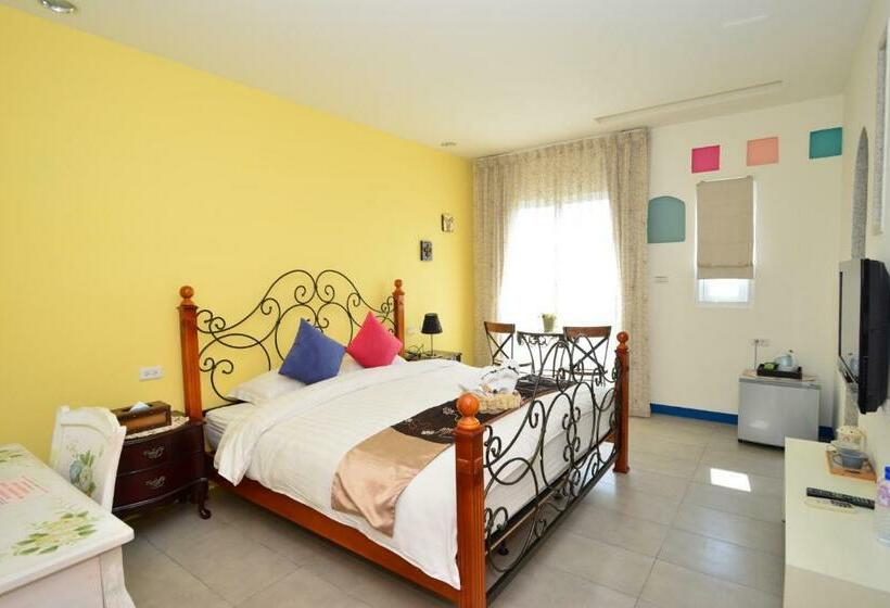 اتاق استاندارد با بالکن و چشم‌انداز دریا, Daydream B&b 白日夢海景旅店
