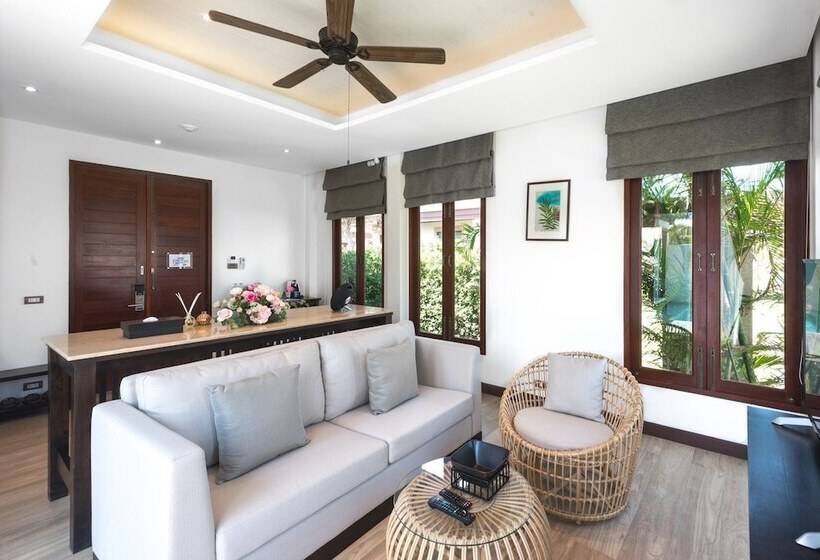 빌라 1 베드룸 - 수영장, Triple Tree Beach Resort