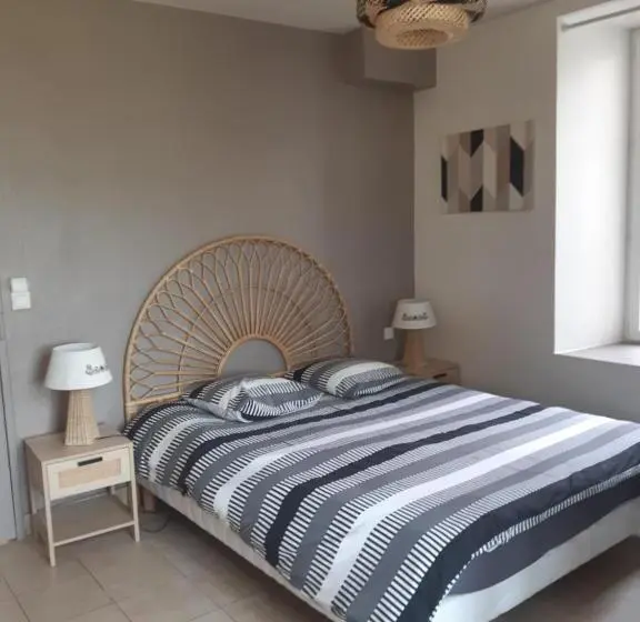 Huoneisto 1 Makuuhuone Puutarhanäkymä, Gîte Et Chambres D Hôtes Du Domaine Du Val Bruant