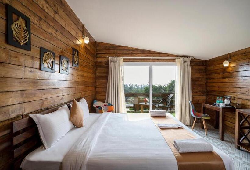 منزل غرفة نوم واحدة, Stone Wood Resort, Mandrem