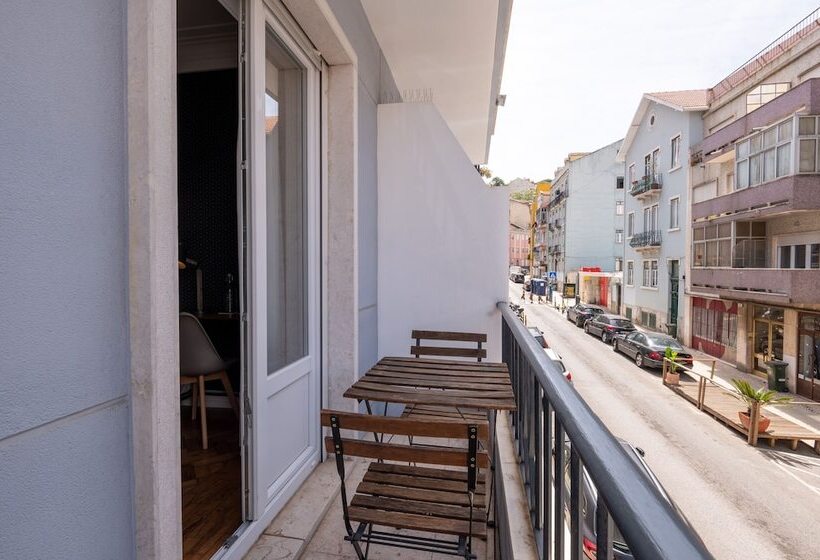 Quarto Estandar Banheiro Compartilhado, Dumont Lisbon Guesthouse