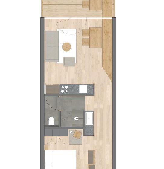 شقة دور أخير غرفة نوم واحدة, Panoramic Suites Winzerhöhe