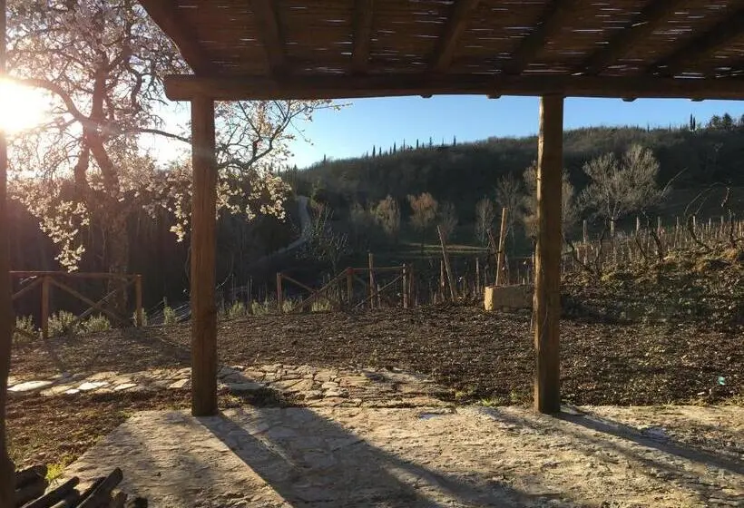 ガーデンビューの１ベッドルームビラ, Podere Terreno Alla Via Della Volpaia