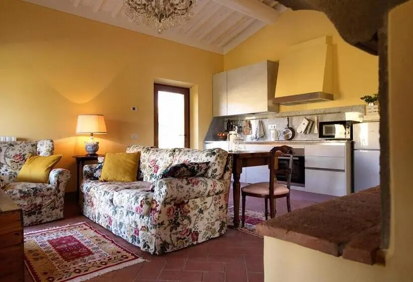 ガーデンビューの１ベッドルームビラ, Podere Terreno Alla Via Della Volpaia