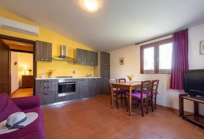 プールの見える１ベッドルームアパートメント, Tenuta Risalpiano