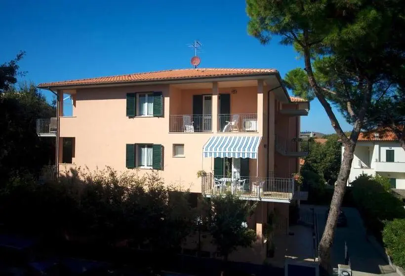 バルコニー付き１ベッドルームアパートメント, Residence Loggetta Margherita