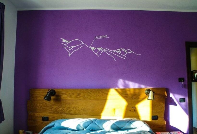 חדר דלוקס עם נוף להרים, Les Vrais Rayons