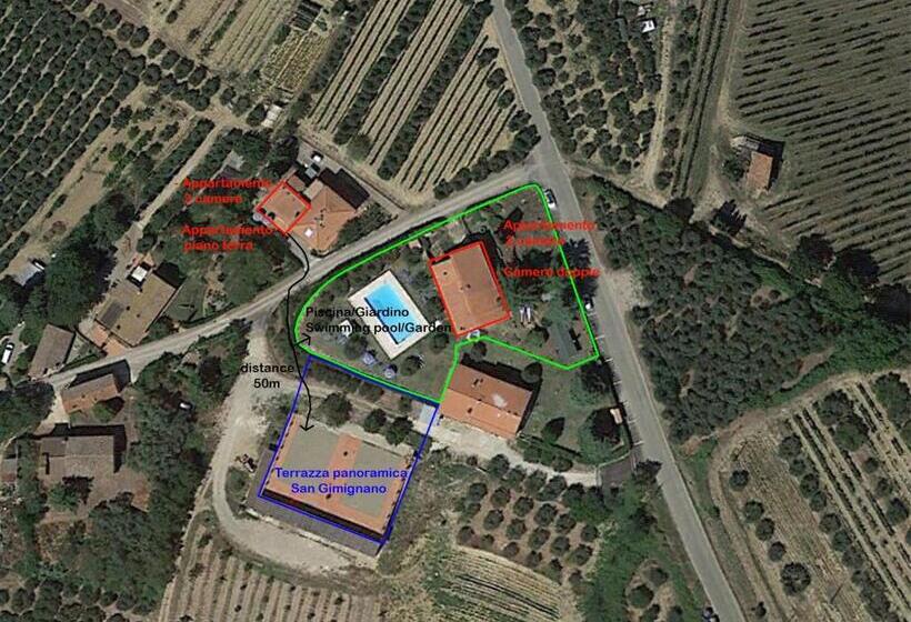 Апартаменты 1 Спальня Нижний Этаж, Agriturismo Azienda Agricola La Roccaia