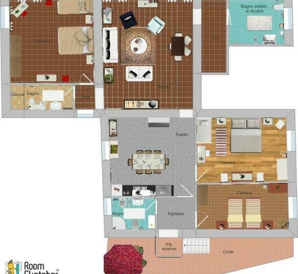 דירת שלושה חדרים, Fattoria Di Camporomano