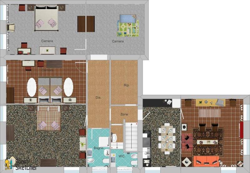 דירת סופריור  חדרי שינה, Fattoria Di Camporomano