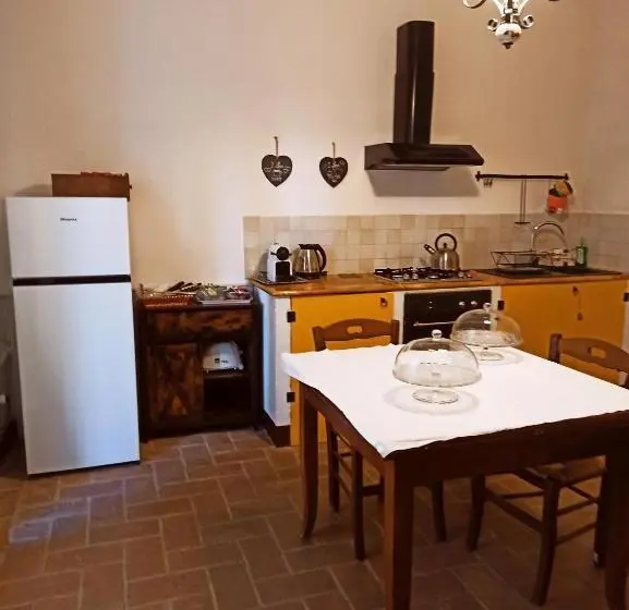 庭の見える１ベッドルームアパートメント, Villa Podere Cartaio Bio Estate Pool Airc