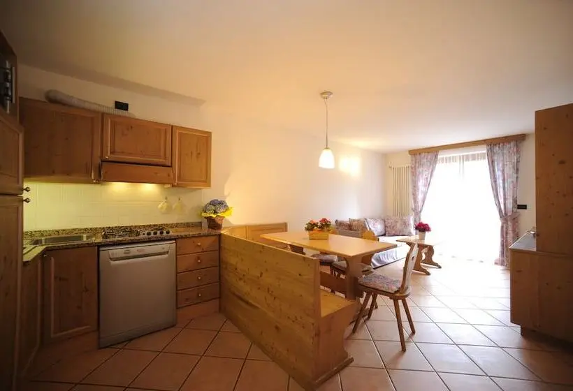 １ベッドルームアパートメント, Residence Lagorai   Fiemme Holidays