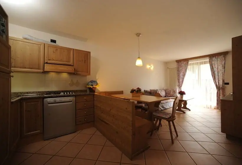 １ベッドルームアパートメント, Residence Lagorai   Fiemme Holidays