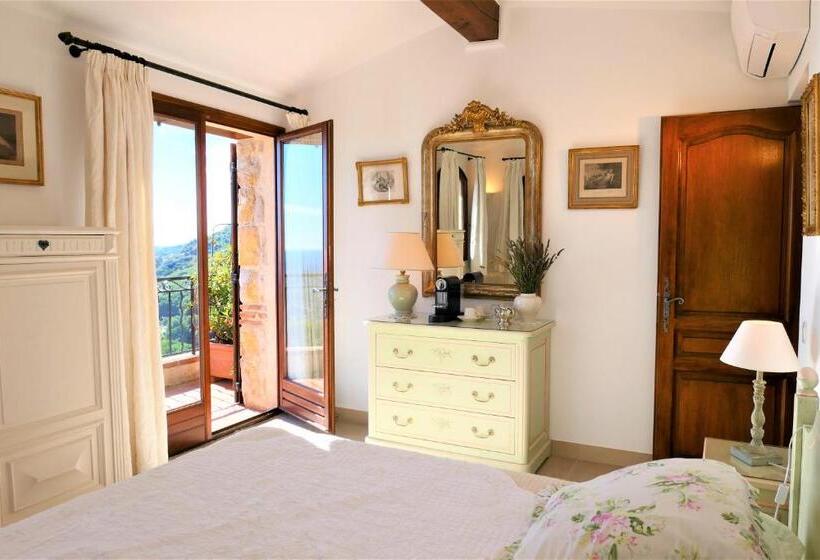 اتاق لوکس با چشم‌انداز دریا, La Bastide Des Pins