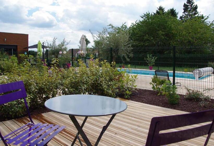 חדר סטנדרט נוף לבריכה, Les Abris Du Château