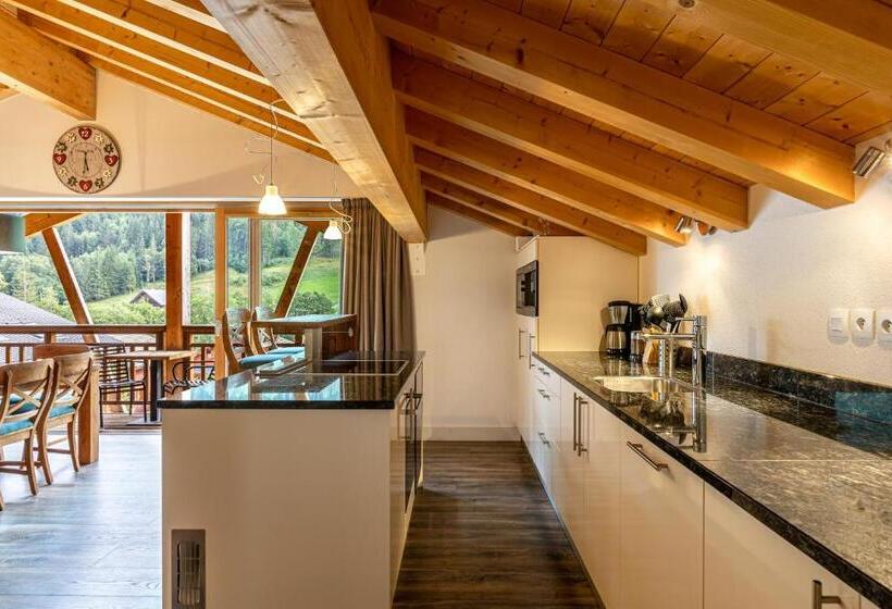 1침실 펜트하우스 아파트, Oasis Les Portes Du Soleil Mountain Resort