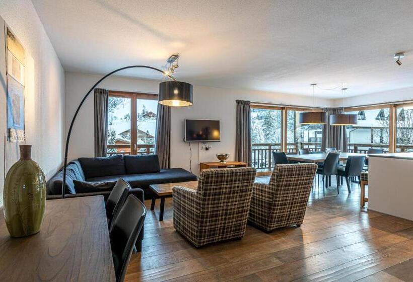 침실 4개 아파트, Oasis Les Portes Du Soleil Mountain Resort