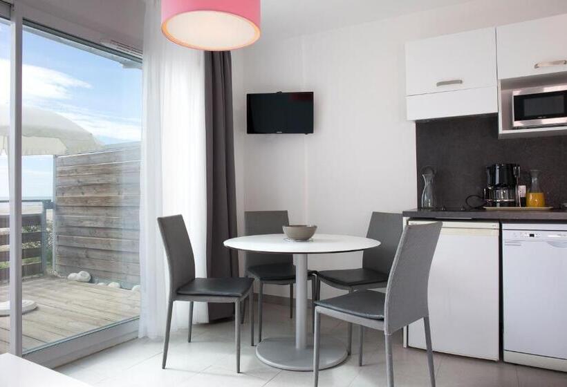 带1个卧室的带海景的公寓, Résidence Coté Mer