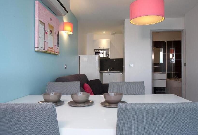 带2个卧室带海景的公寓, Résidence Coté Mer