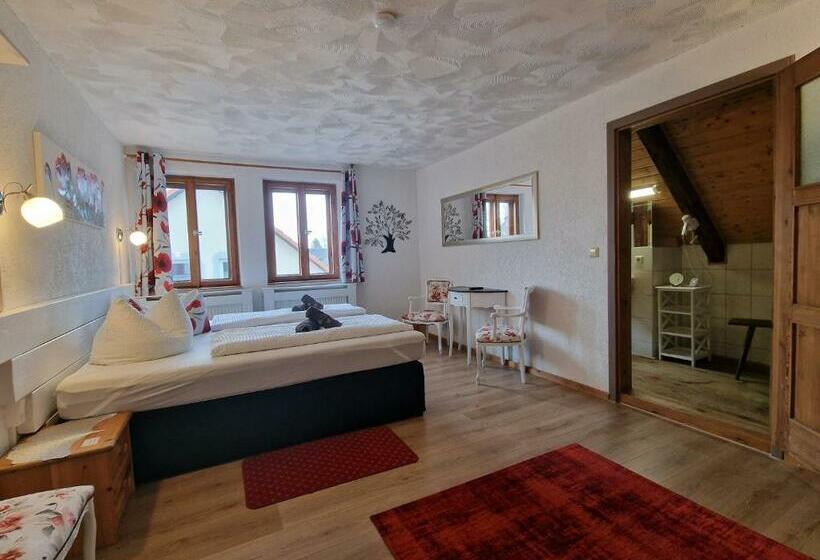 带大床的标准间, Pension Zum Alten Schulhaus