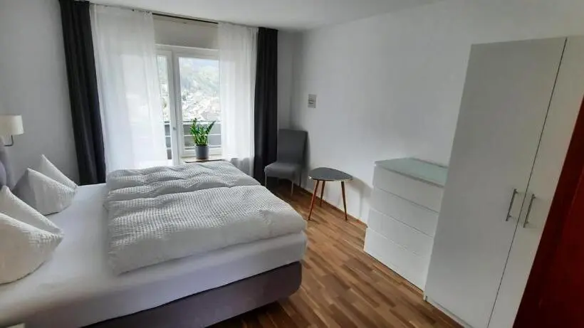 Huoneisto 1 Makuuhuone Parveke, Pension Schneider