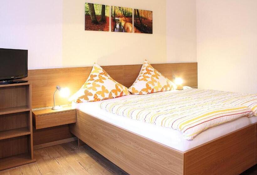 Номер Стандарт с Балконом, Saaletal Pension & Ferienwohnungen