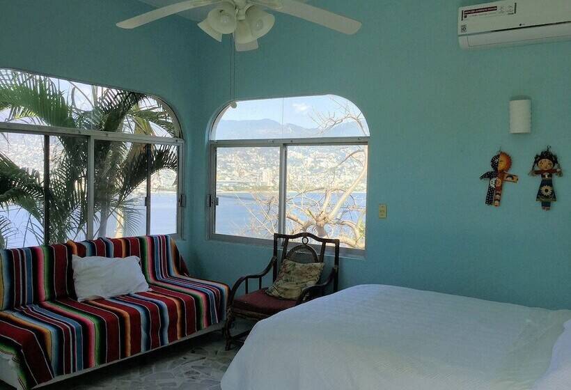 غرفة قياسية فردية سرير مزدوج, Casa Giovanna Acapulco