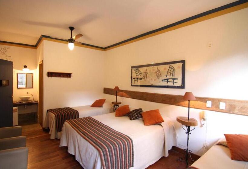 חדר דלוקס לארבעה, Pousada Relíquias Do Tempo