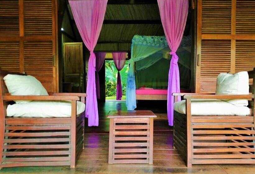 اتاق استاندارد با چشمانداز باغ, Chambres D Hôtes Villa Les Orchidées Chez Ago