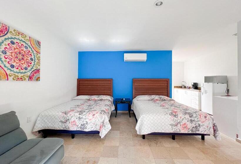 Quarto Estandar 2 Camas Casal, Loft Sabalo   Pet Friendly