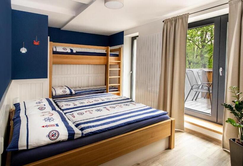 スタンダード４人部屋, Penzion Labska Marina