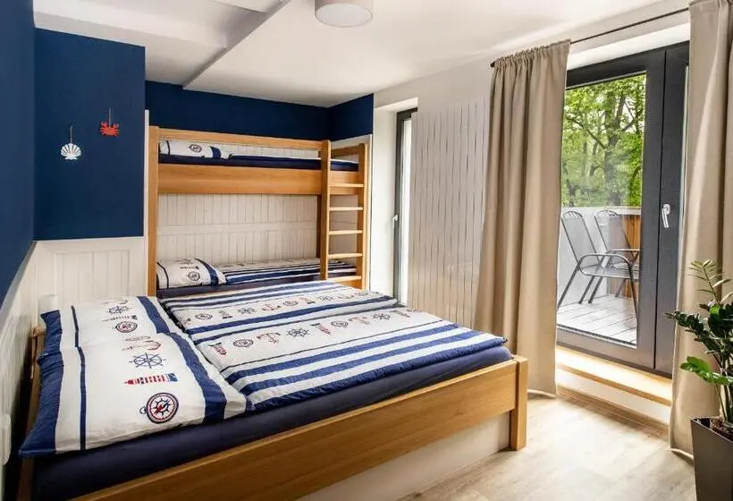 اتاق استاندارد چهار تخته, Penzion Labska Marina