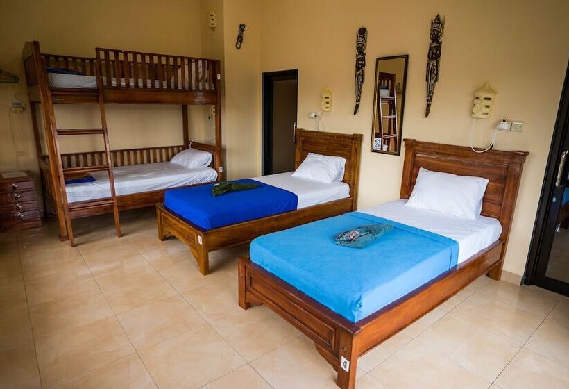 מיטה בחדר משותף, Summer Guesthouse Lovina