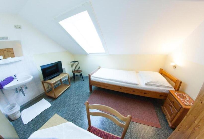 基本单人间共用浴室, Frühstückspension Kölich