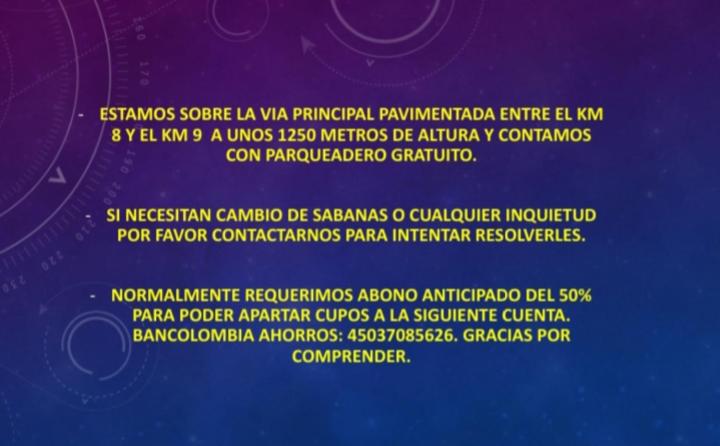 בונגלו משפחתי, Miradores Del Oso Perezoso