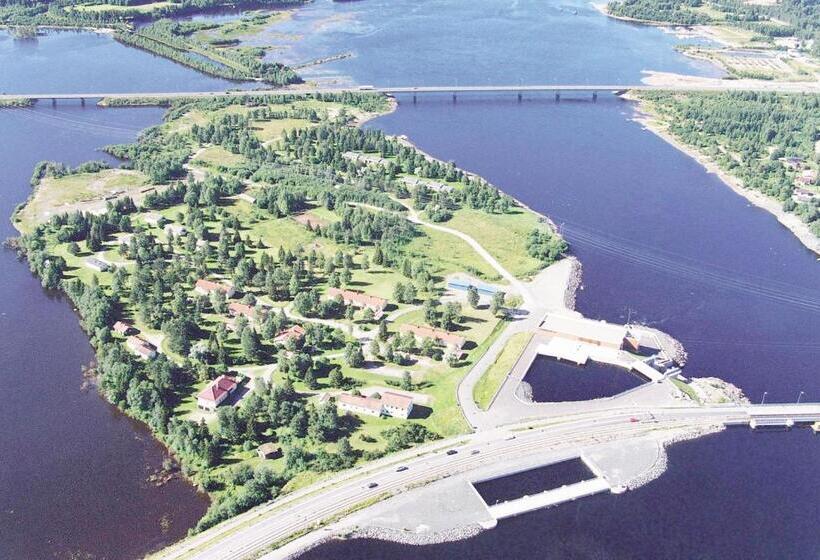 带1个卧室带花园景观的公寓, Huoneistohotelli Jokikeskus