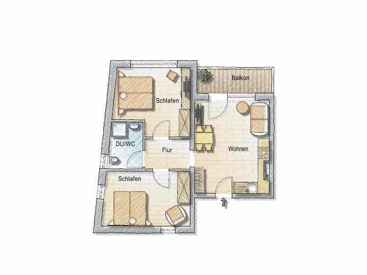 1 Bedroom Apartment Mountain View, Alp Chalet