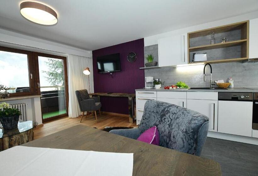 침실 1개 전망 아파트, Alp Chalet