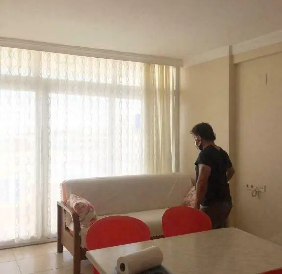 Huoneisto 1 Makuuhuone Parveke, Hakan Apart Otel