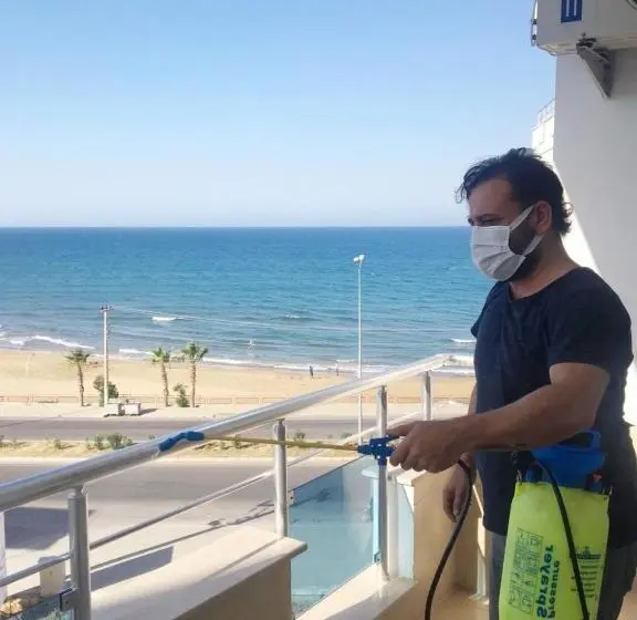 Huoneisto 1 Makuuhuone Parveke, Hakan Apart Otel