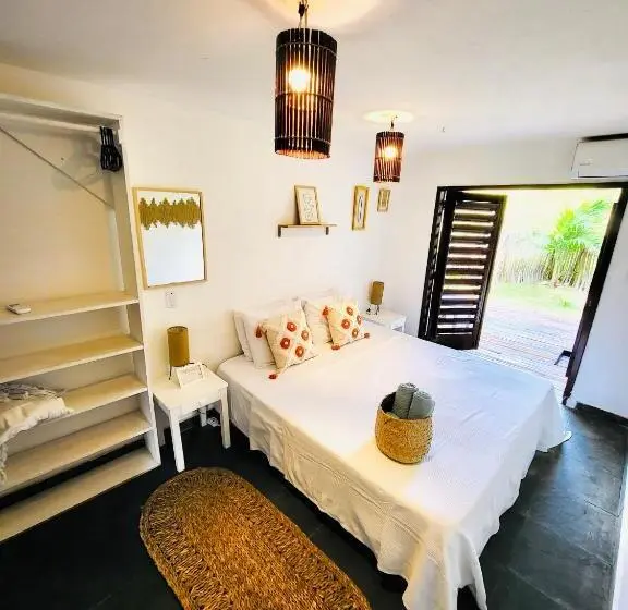 Standard room with outdoor bath, The Spot Beachfront Sports Pousada