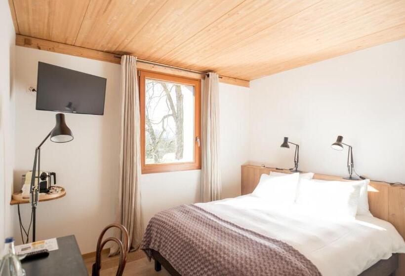 اتاق استاندارد با چشم‌انداز باغ, La Ferme Du Lignon