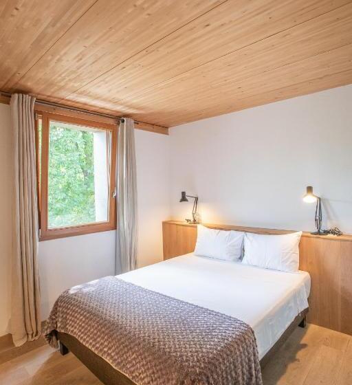 اتاق استاندارد با چشم‌انداز باغ, La Ferme Du Lignon