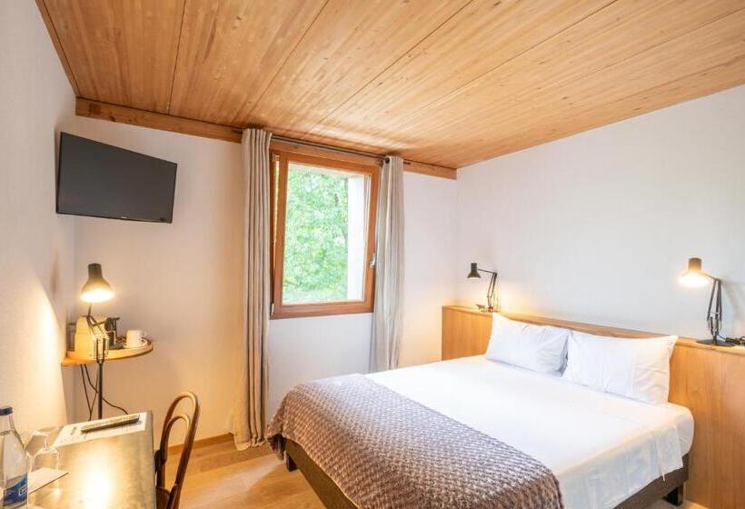 اتاق استاندارد با چشم‌انداز باغ, La Ferme Du Lignon